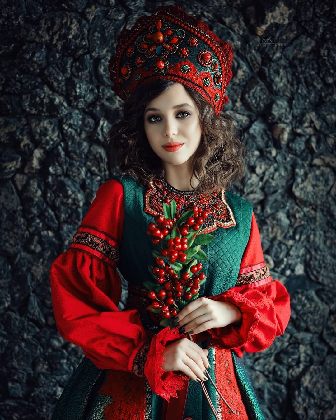 Nude girl Women in Slavic costumes in Bridgetown
